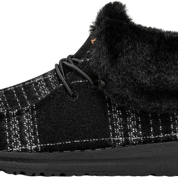 Women's Foldable Boho Boots Fabric Rubber Sole Lightweight Comfortable Size 7 - Picture 1 of 7